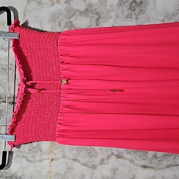 Y2K Hot Pink Juicy Couture Cover Up Pool Sassy SMALL Dress - Vintage - Picture 7 of 9